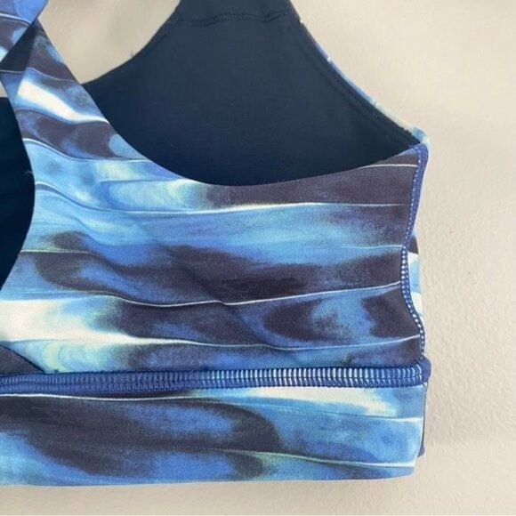 Lululemon Time to Sweat Sports Bra in Tidal Multi Blue 6 - Picture 5 of 8